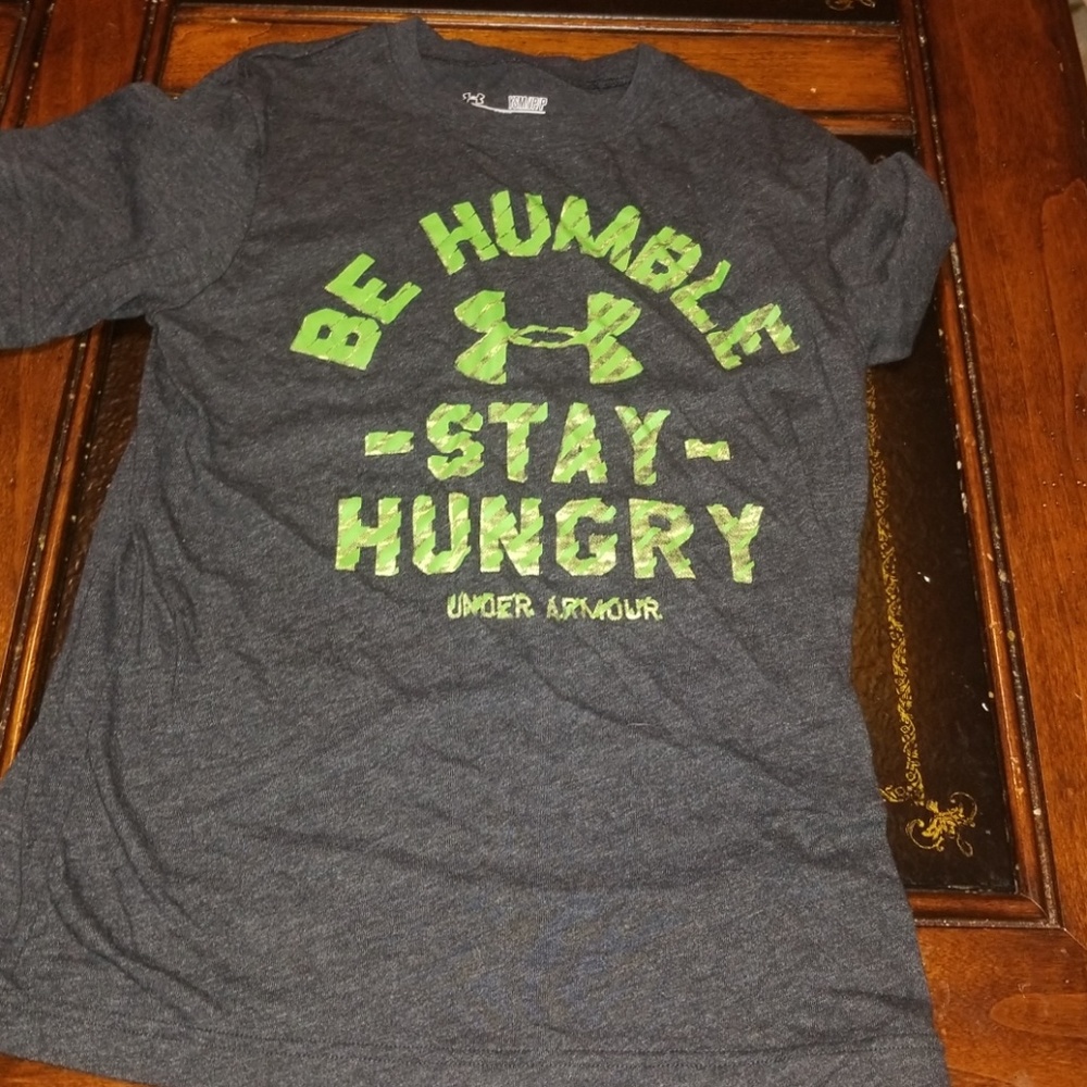 Under Armour Boys ysm small short ball shirt 8 7